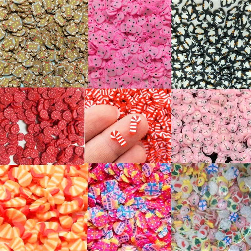 Nail Art Xmas Design - 20g Polymer Weichen Ton Weihnachten Cookie