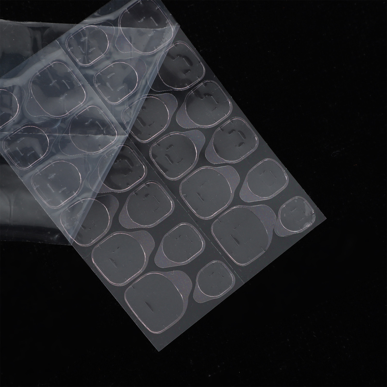 Nail Art Jelly - 50 Blatt Jelly Gel Künstliche Zehennagel-Aufkleber,