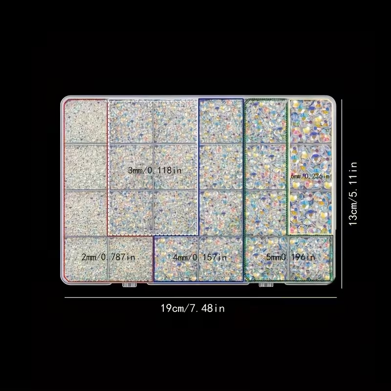 8300 Stück Harz-Gelee-Strassst – Nail Art Jelly Bewertung und Preis