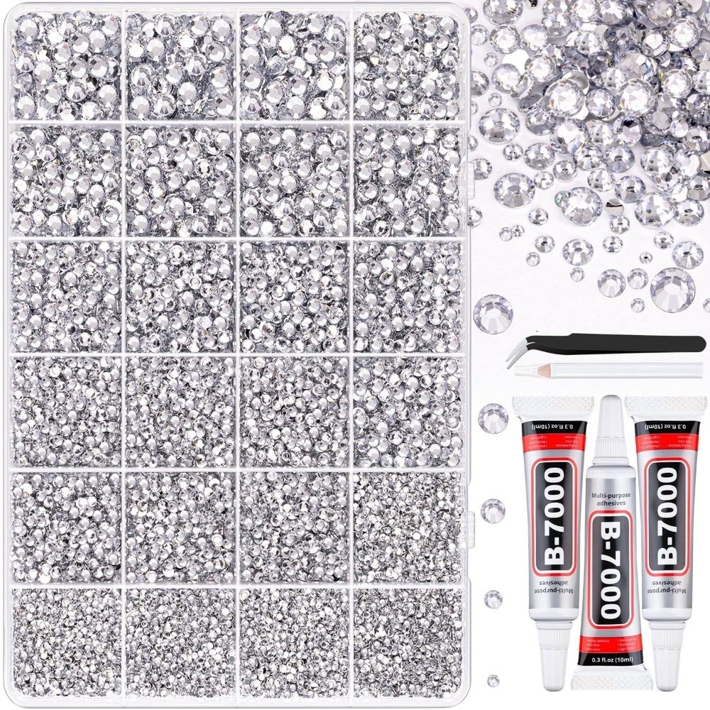 Mehrfarbiges Harz-Strass-Set F – Nail Art Jelly Bewertung und Preis