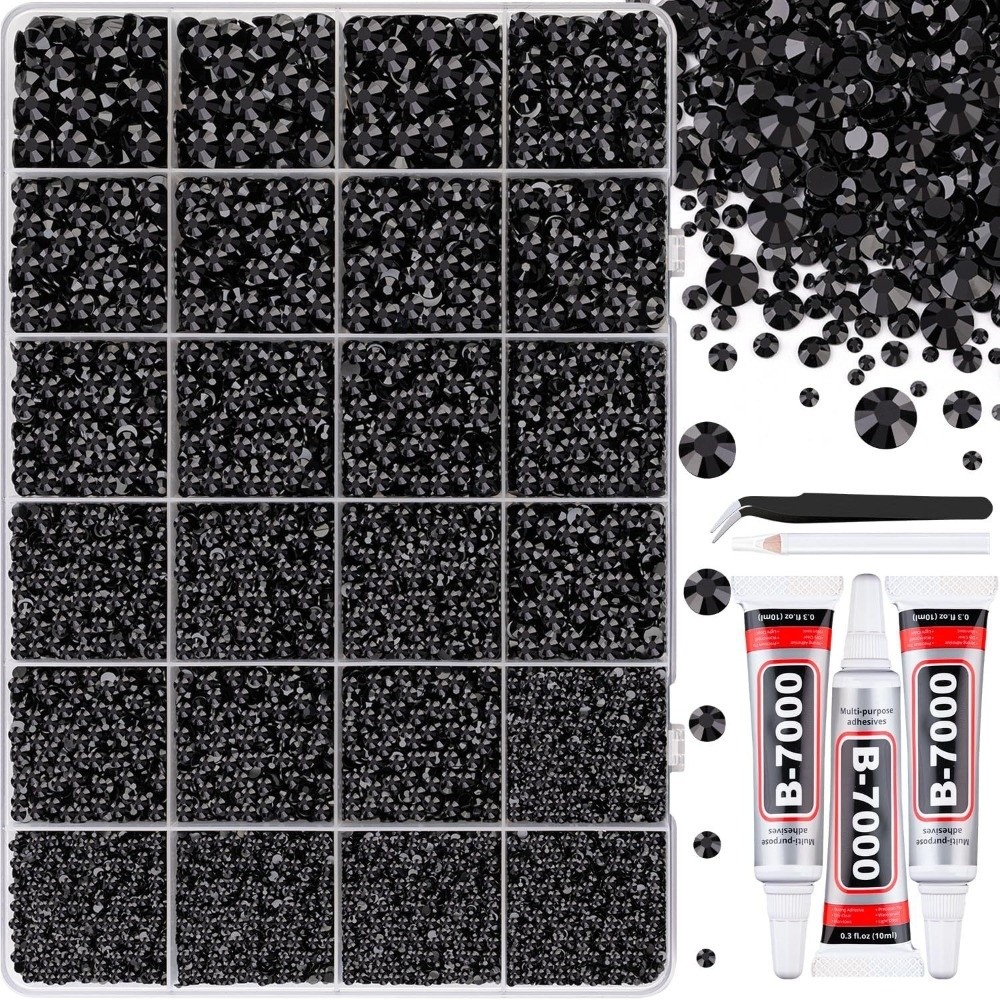 Mehrfarbiges Harz-Strass-Set F – Nail Art Jelly Bewertung und Preis