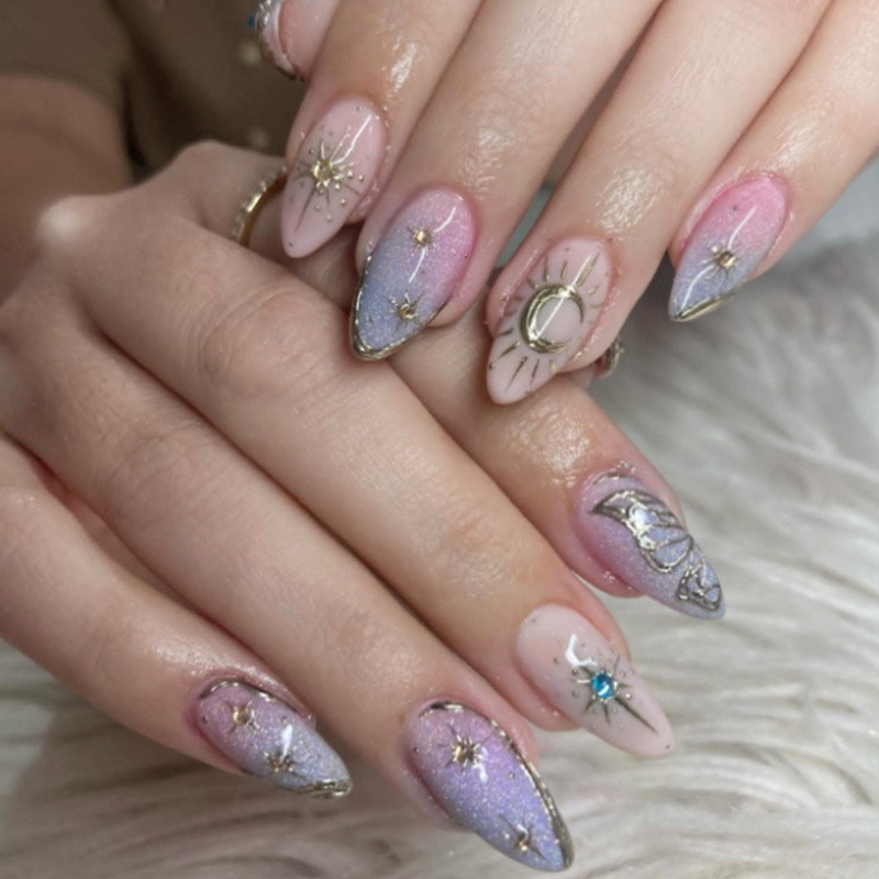 24 Stück Vergoldete Sternenlic – Nail Art Gliter Bewertung und Preis