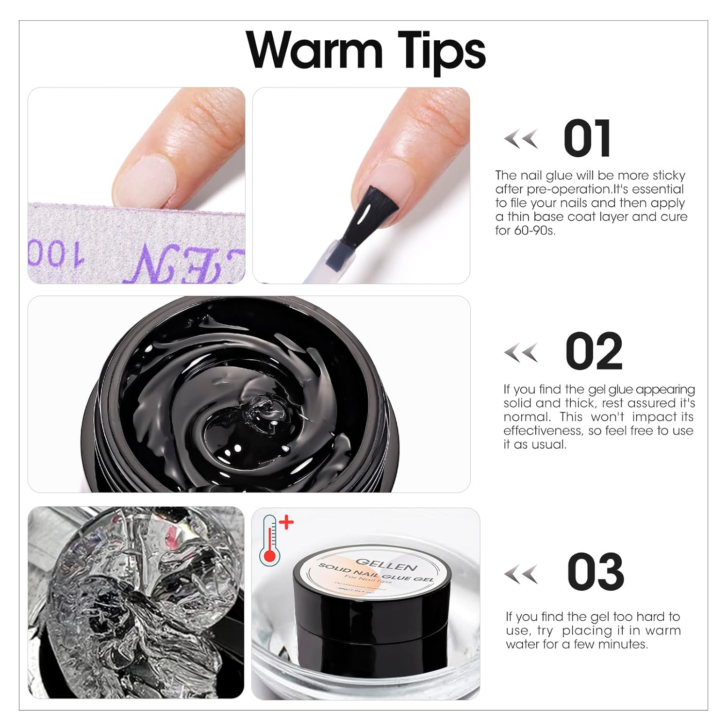 GELLEN Nagel-Festkleber, klare – Nail Art Ombre Bewertung und Preis