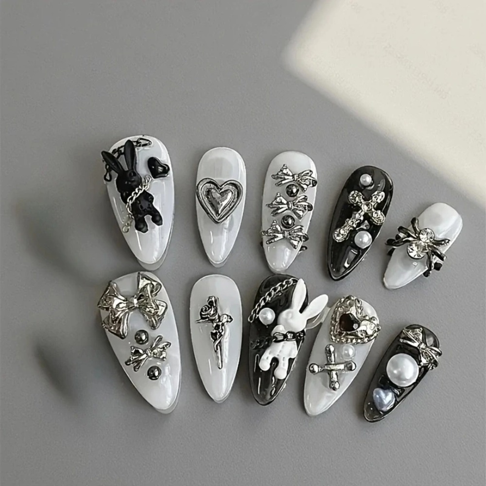 10 Stück personalisierte schwa – Nail Art Gothic Bewertung und Preis