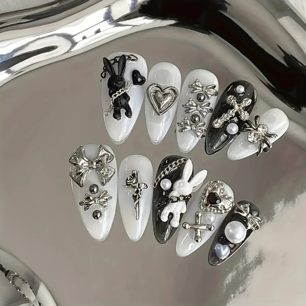 10 Stück personalisierte schwa – Nail Art Gothic Bewertung und Preis