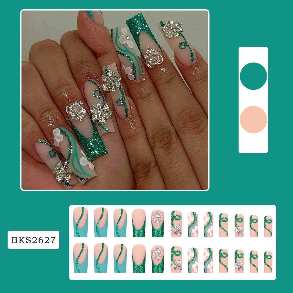 Lange Sarg presse auf Nägel Ba – Nail Art Press On Bewertung und Preis