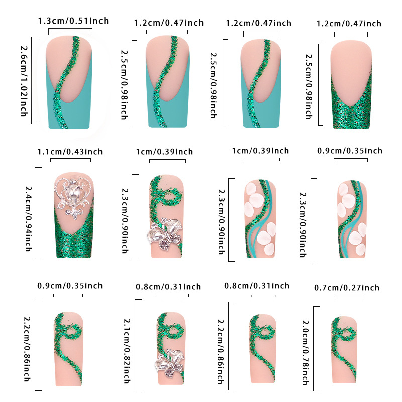 Lange Sarg presse auf Nägel Ba – Nail Art Press On Bewertung und Preis