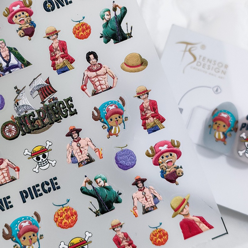 1 Stück 5D One Piece Nagelaufk – Nail Art Zoro One Piece Bewertung und Preis