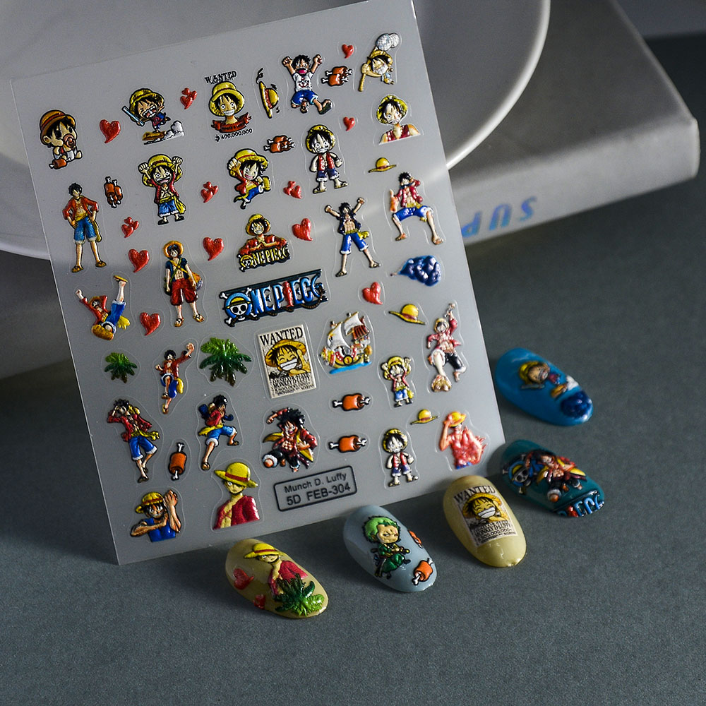 1 Stück 5D One Piece Nagelaufk – Nail Art Zoro One Piece Bewertung und Preis