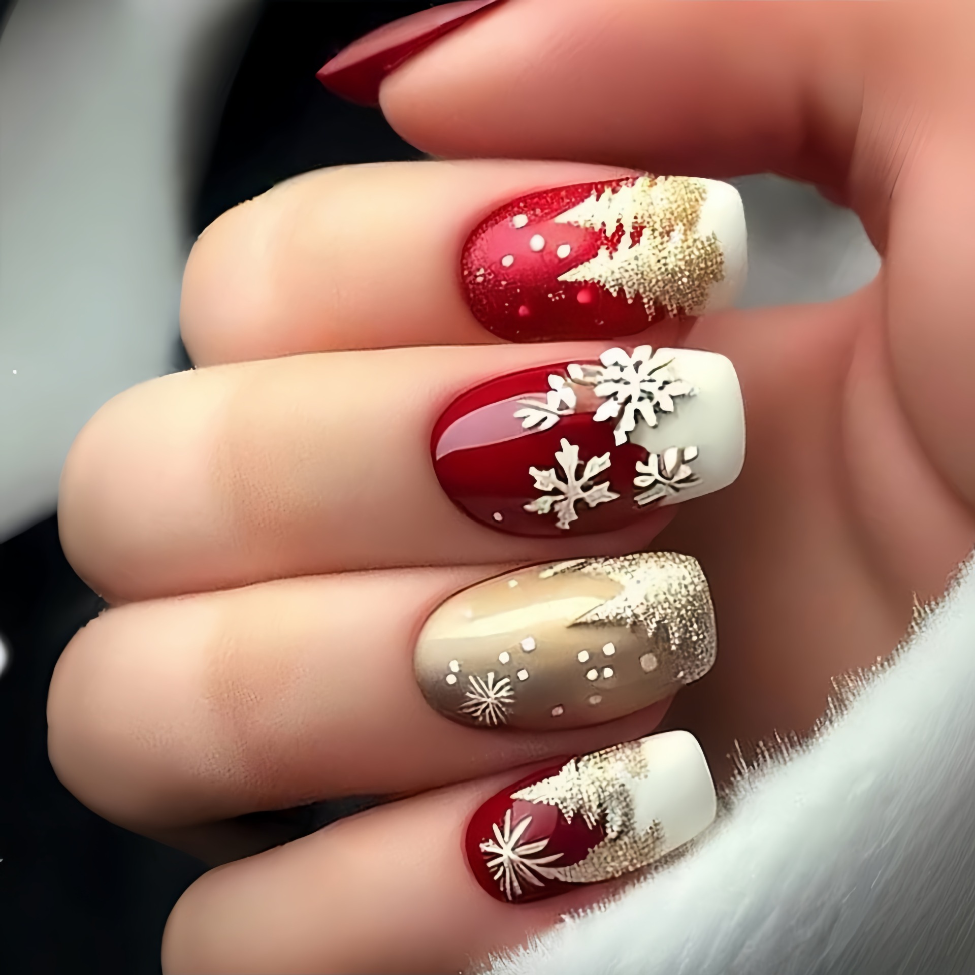 Mittlere künstliche Nägel für  – Nail Art Press On Bewertung und Preis