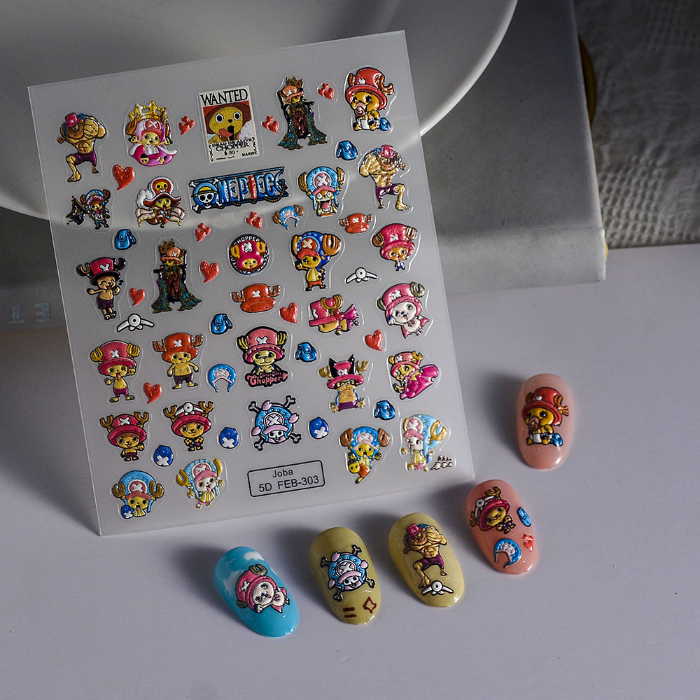 1 Stück 5D Tragbare ONE PIECE  – Nail Art Zoro One Piece Bewertung und Preis