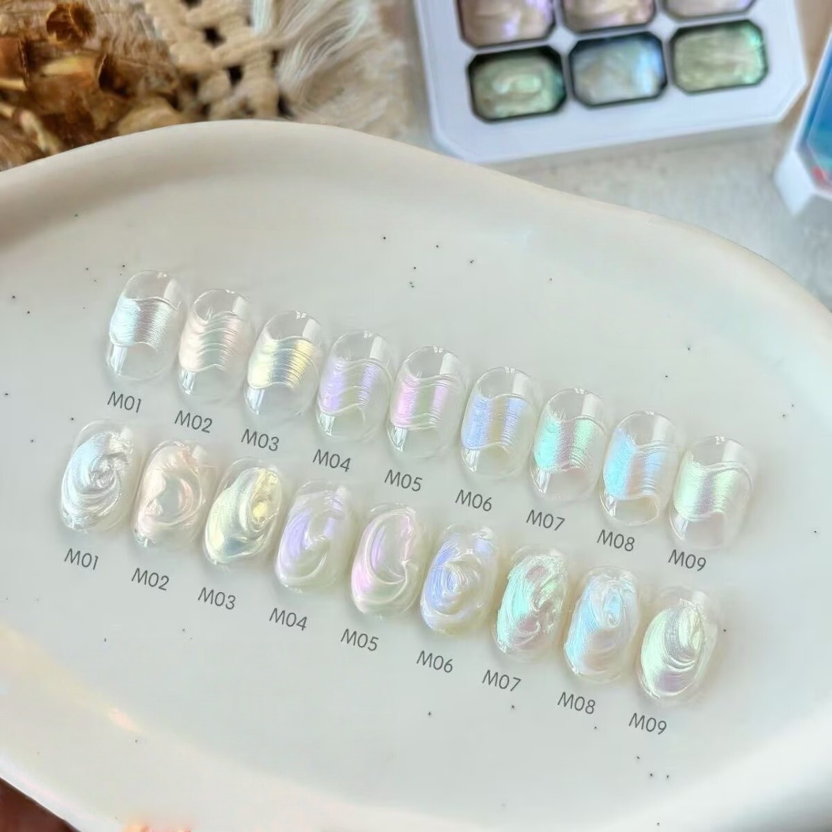 1 Stück 9-farbiger, neuer, bel – Nail Art Ombre Bewertung und Preis