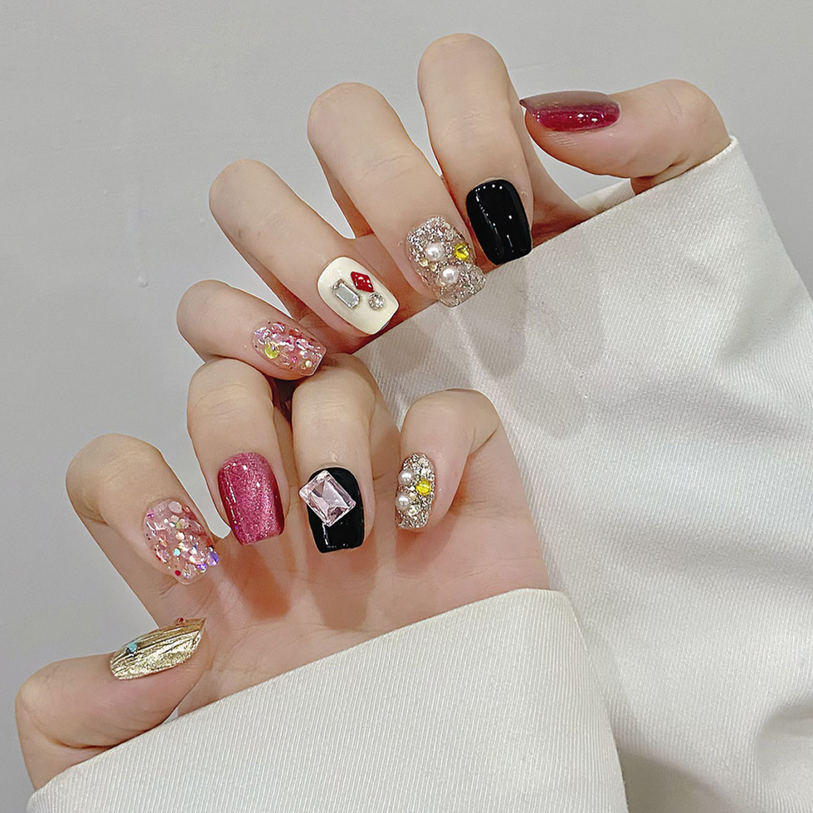 Handgemachte Presse auf Nägeln – Nail Art Gliter Bewertung und Preis