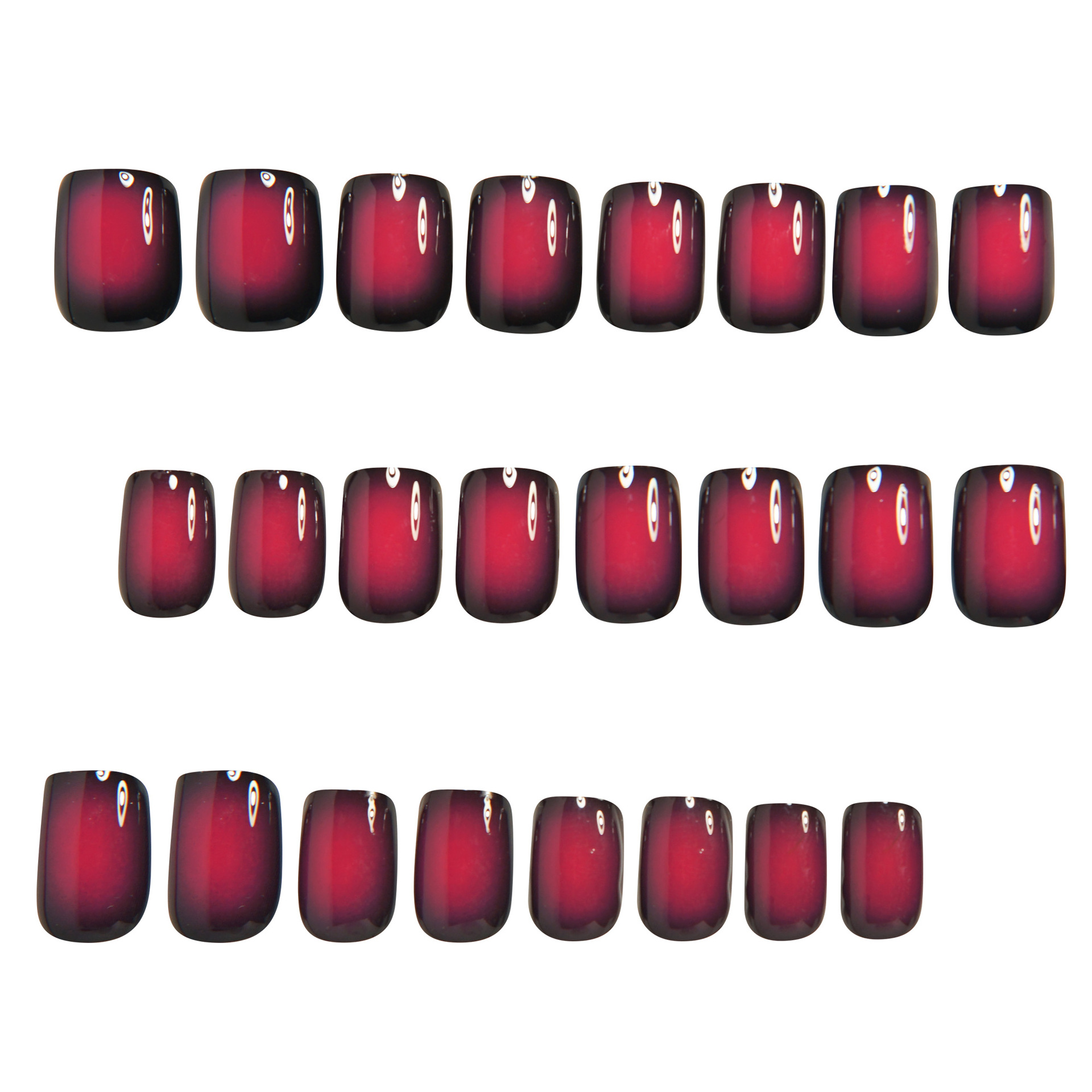 Kurze, quadratische Kunstnägel – Nail Art Press On Bewertung und Preis