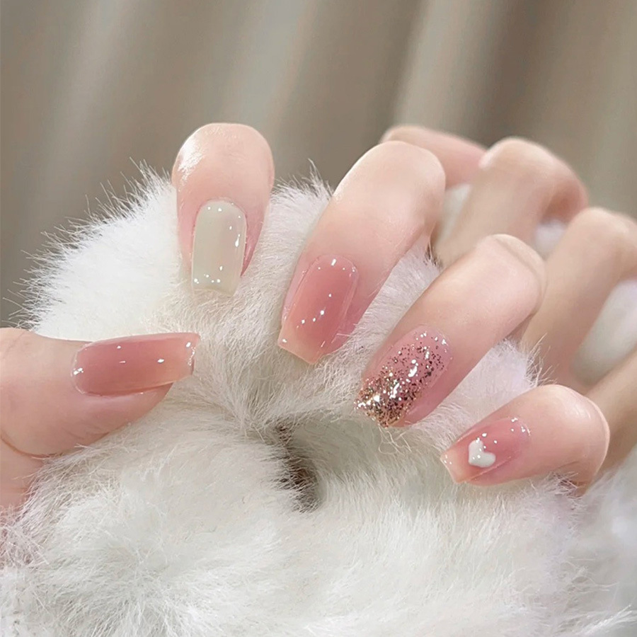 24 Stück/Set kurze mittelgroße – Nail Art Gliter Bewertung und Preis