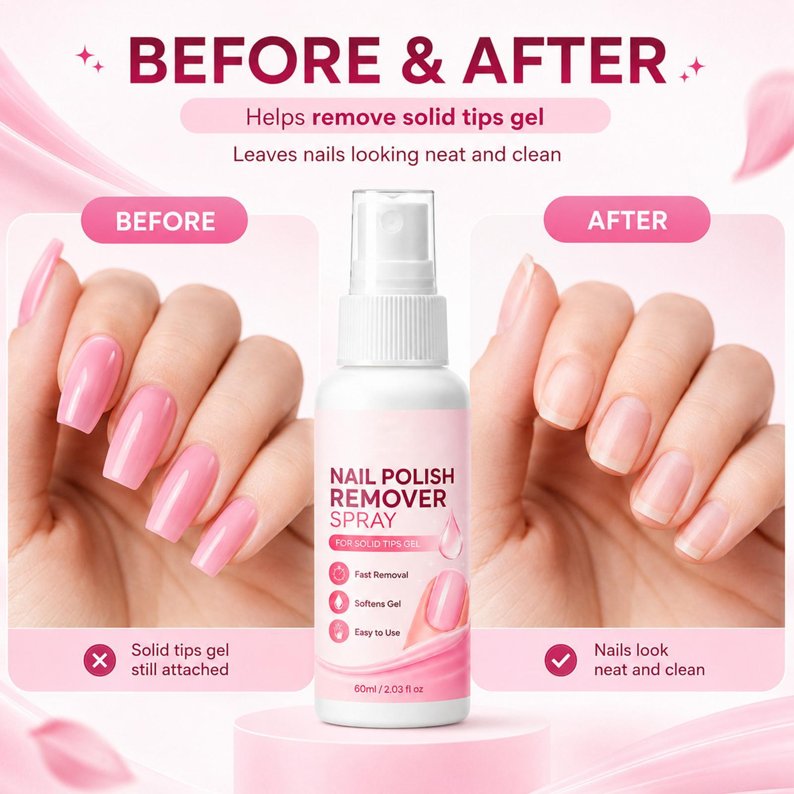 60ml Nagelentferner-Spray für  – Nail Art Press On Bewertung und Preis
