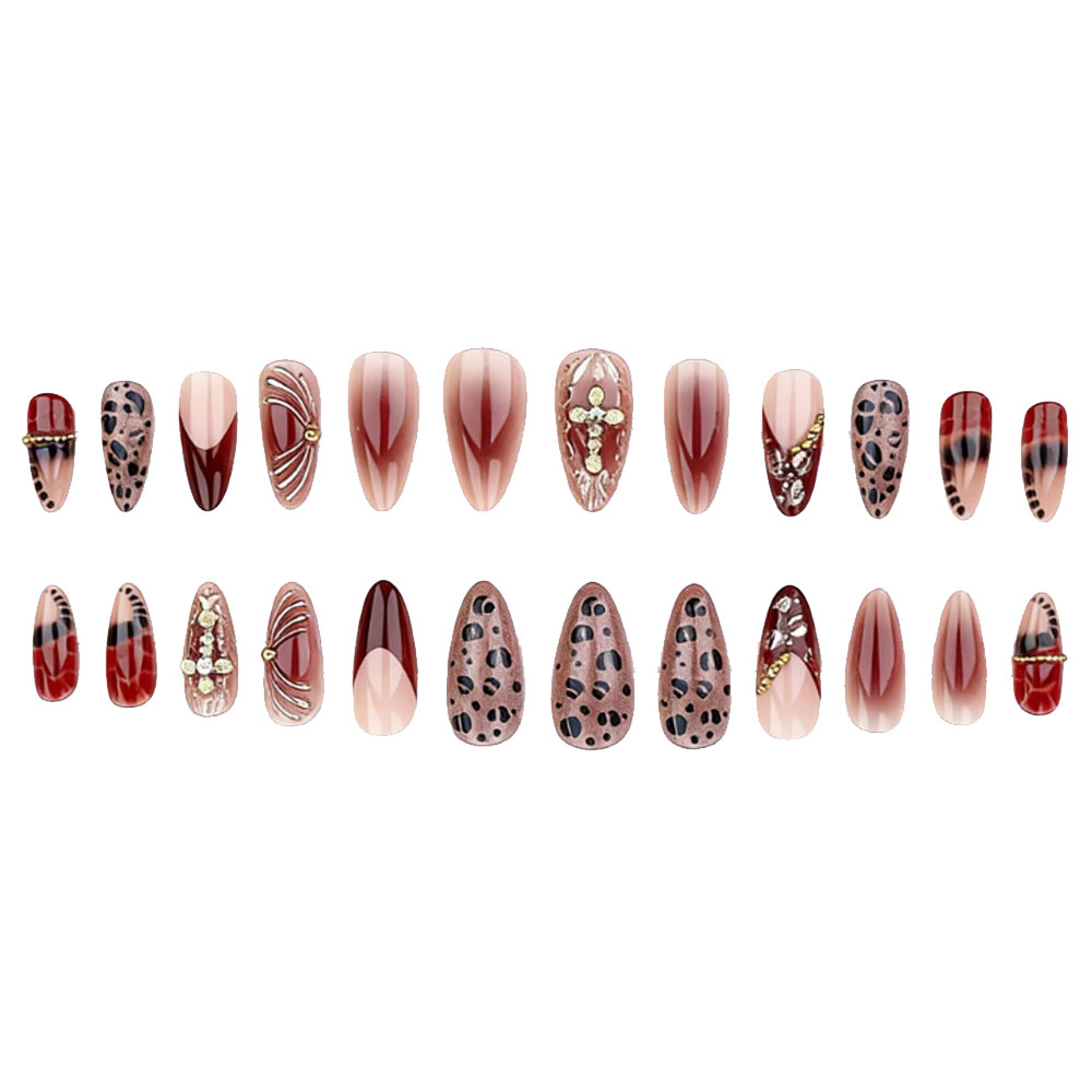 Mittellange künstliche Nägel f – Nail Art Press On Bewertung und Preis
