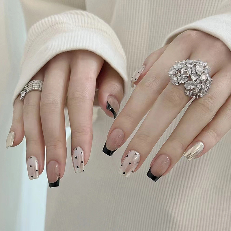 24 Stück Mittellange Sargförmi – Nail Art Ombre Bewertung und Preis
