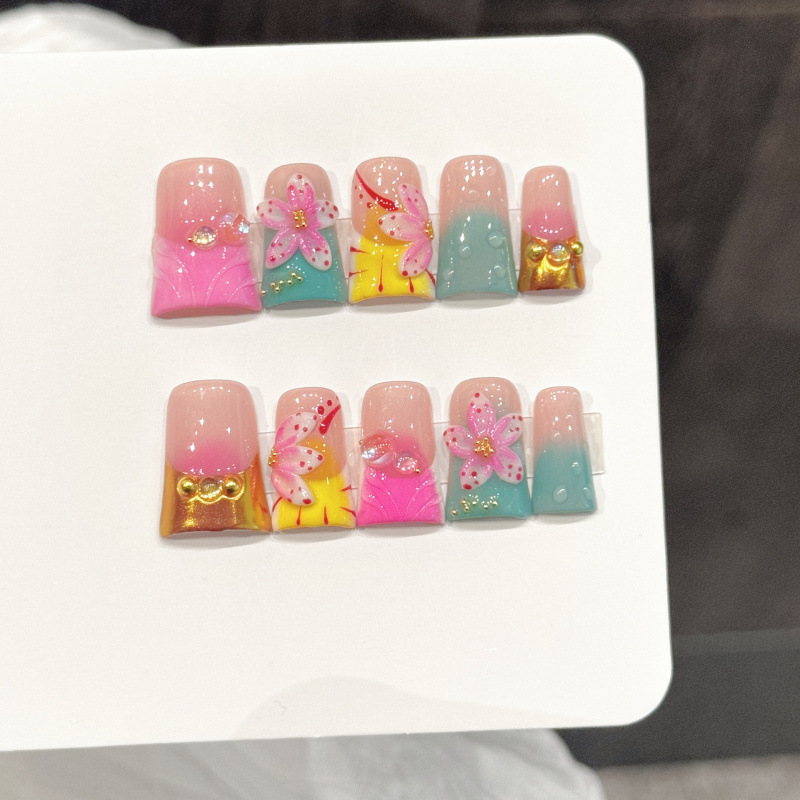 10 Stück künstliche Nägel im O – Nail Art Press On Bewertung und Preis