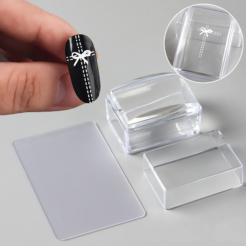 Transparenter rechteckiger Nag – Nail Art Jelly Bewertung und Preis