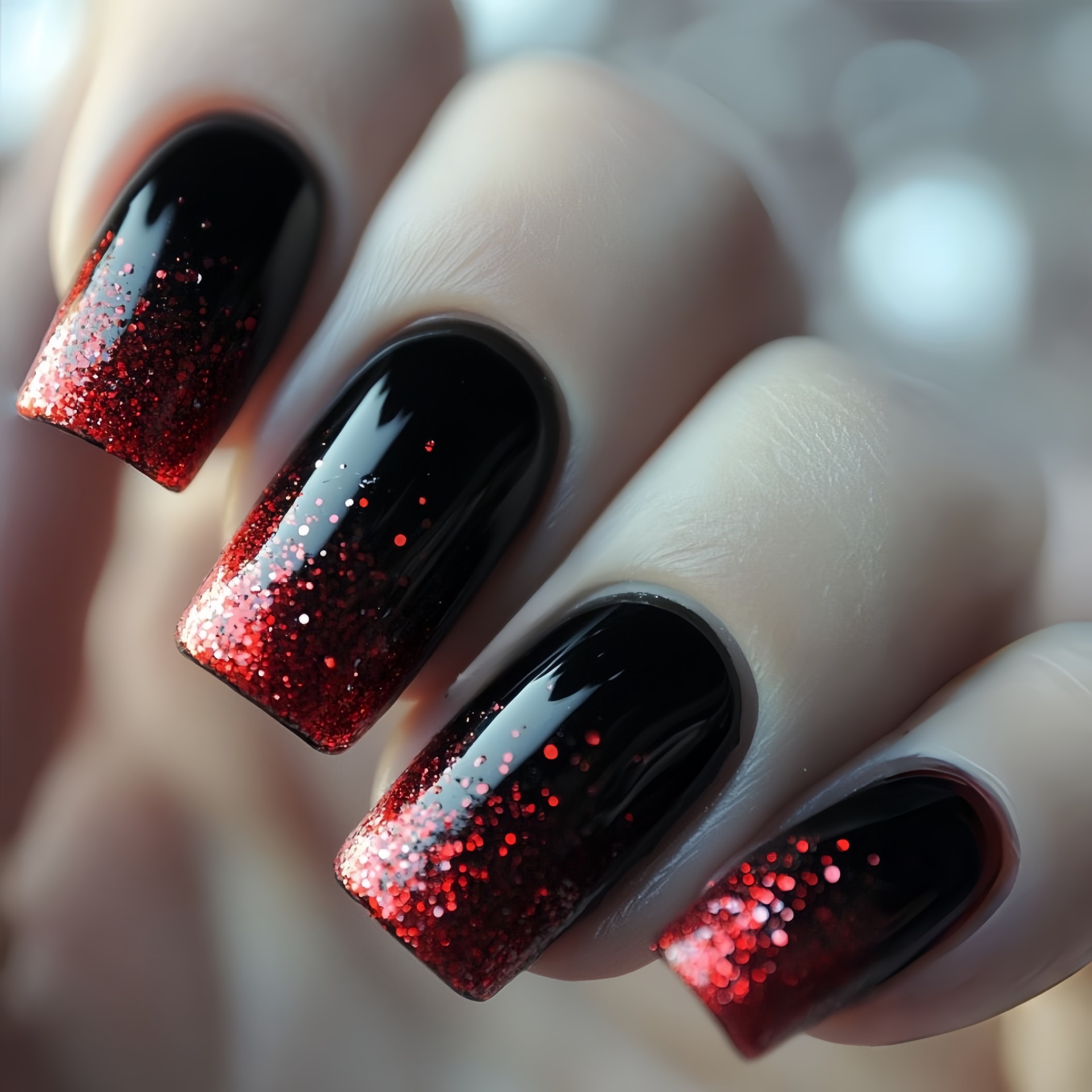 Kurze mittelgroße künstliche N – Nail Art Gliter Bewertung und Preis