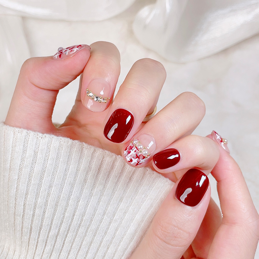 10 Stück Kurze Quadratische Ru – Nail Art Press On Bewertung und Preis