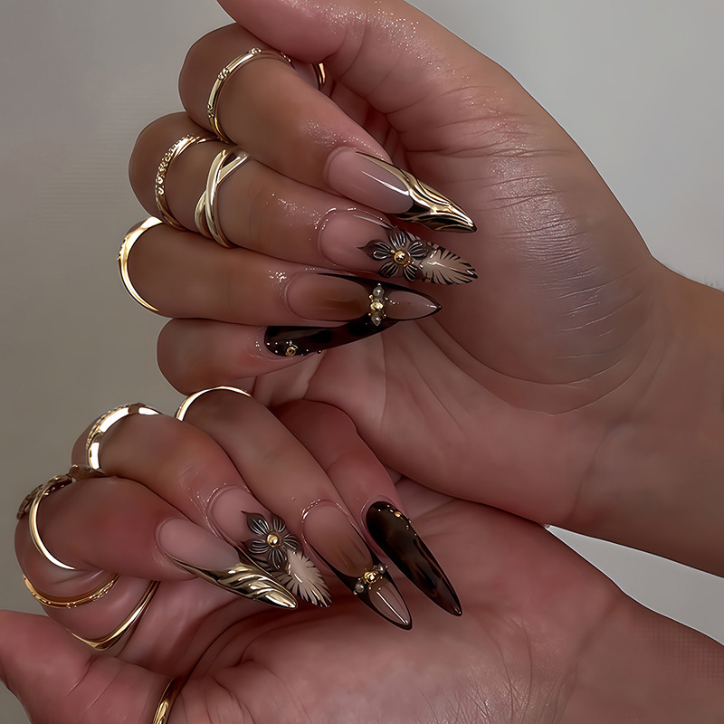 24 Stück Französische Blush-Ro – Nail Art Press On Bewertung und Preis