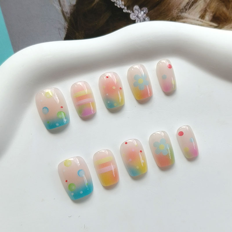 10 Stück Regenbogen-Kaugummi S – Nail Art Ombre Bewertung und Preis