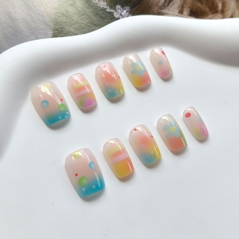 10 Stück Regenbogen-Kaugummi S – Nail Art Ombre Bewertung und Preis