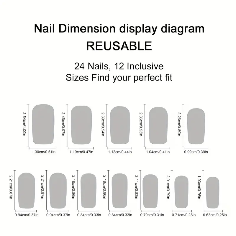 24 Stück mittelgroße, matti er – Nail Art Gliter Bewertung und Preis